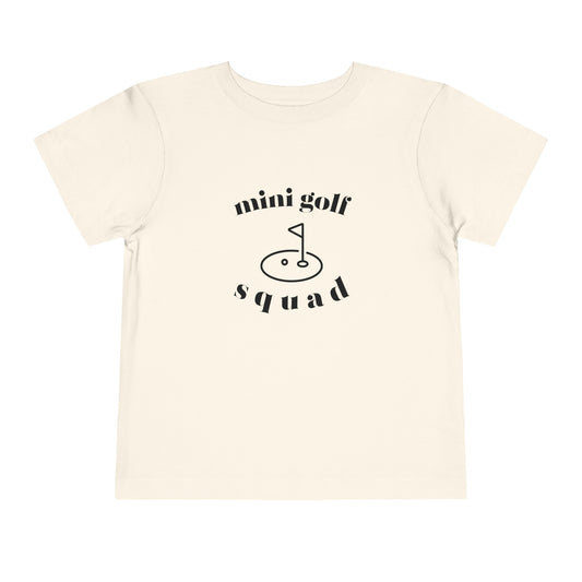 Mini Golf Squad Toddler Short Sleeve Tee