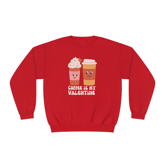 Coffee Is My Valentine Unisex NuBlend® Crewneck Sweatshirt