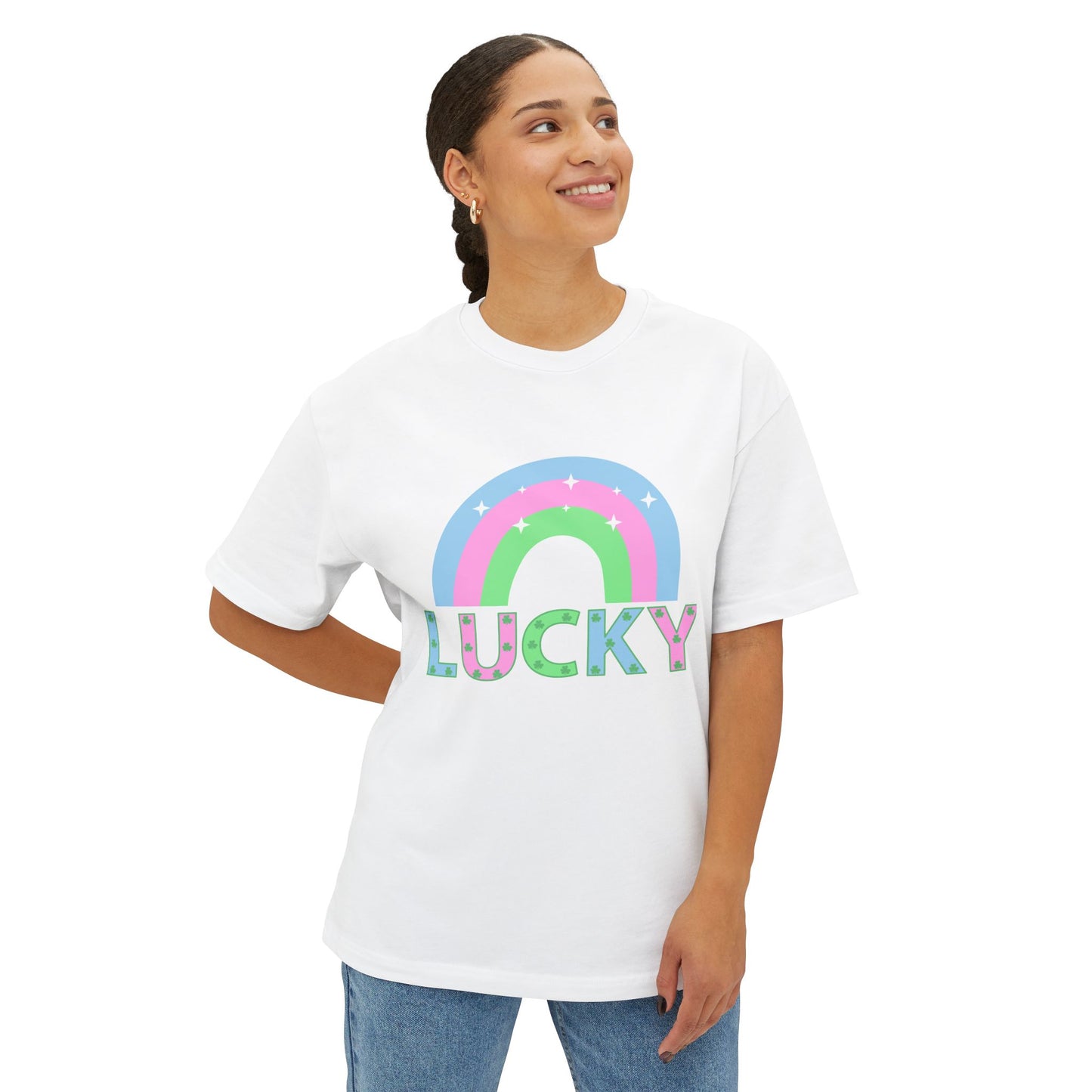 Lucky Unisex Oversized Boxy Tee