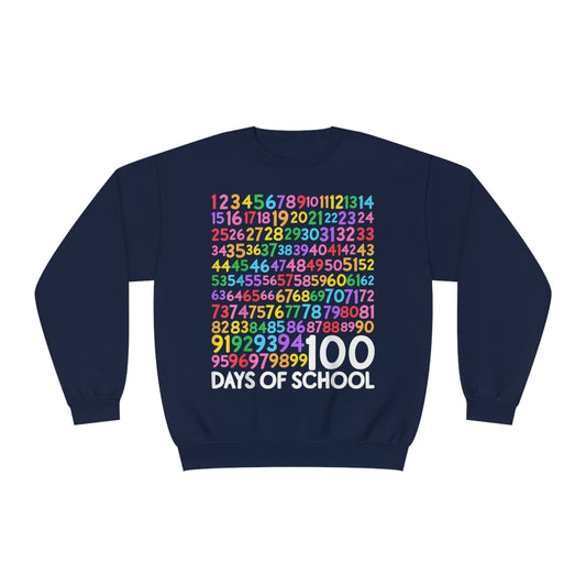 100 Days Countdown Unisex NuBlend® Crewneck Sweatshirt