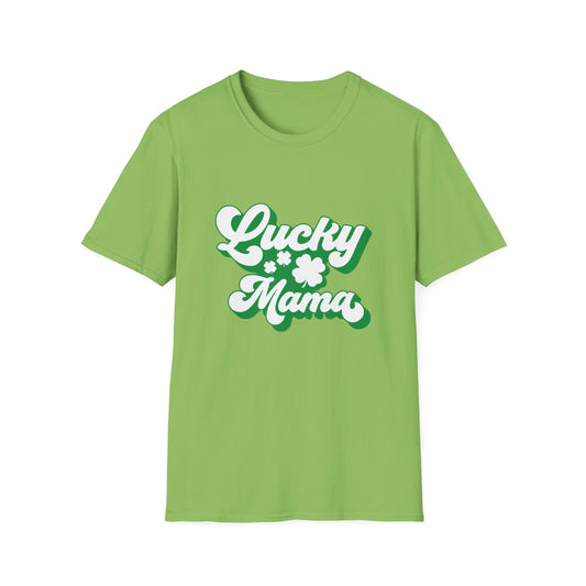 Lucky Mama Unisex Softstyle T-Shirt