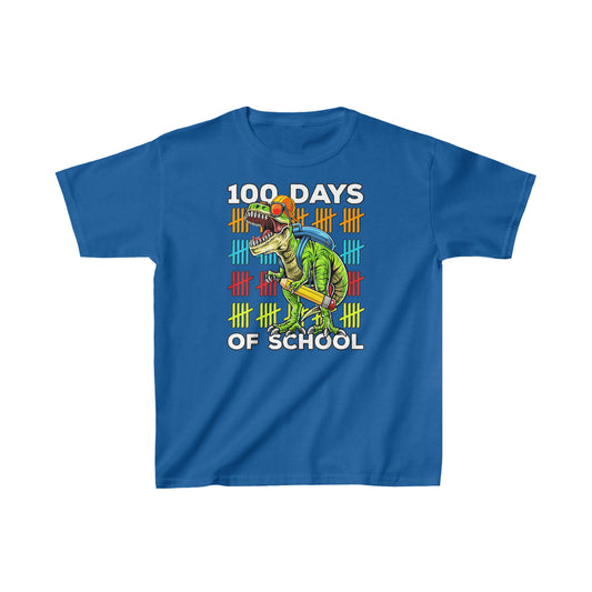 100 Days of School Dinosaur Kids Heavy Cotton™ Tee