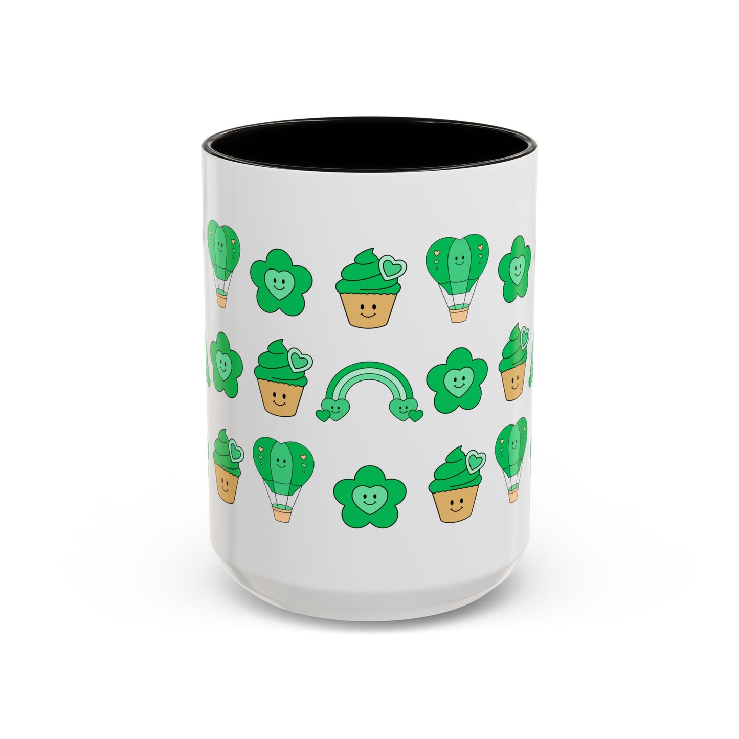 Cutesy St. Patrick's Day Coquette Colorful Mugs (11oz, 15oz)