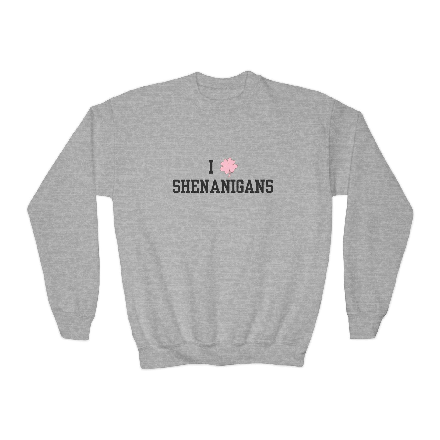 I <3 Shenanigans Youth Crewneck Sweatshirt