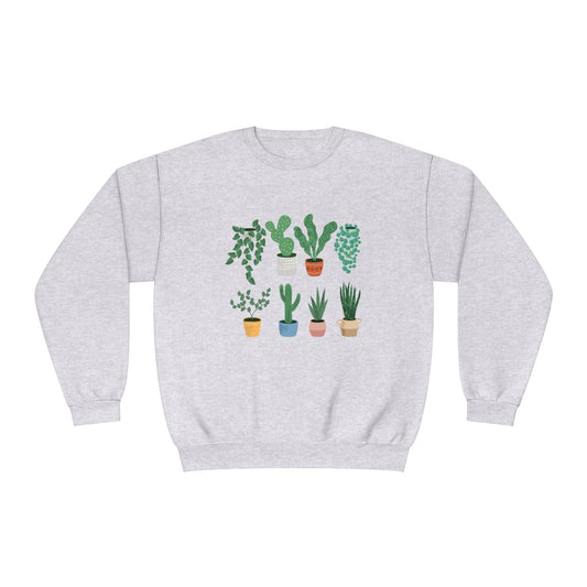 Potted Plants Unisex NuBlend® Crewneck Sweatshirt