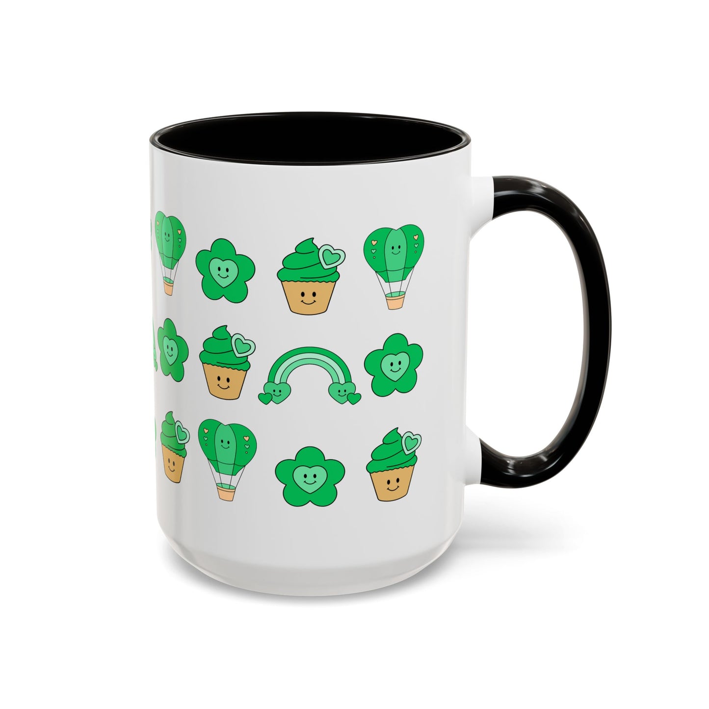 Cutesy St. Patrick's Day Coquette Colorful Mugs (11oz, 15oz)