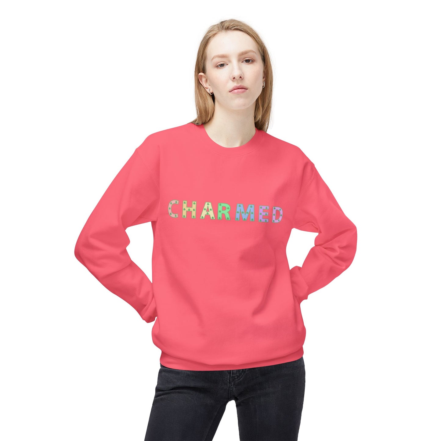 Charmed Unisex Midweight Softstyle Fleece Crewneck Sweatshirt