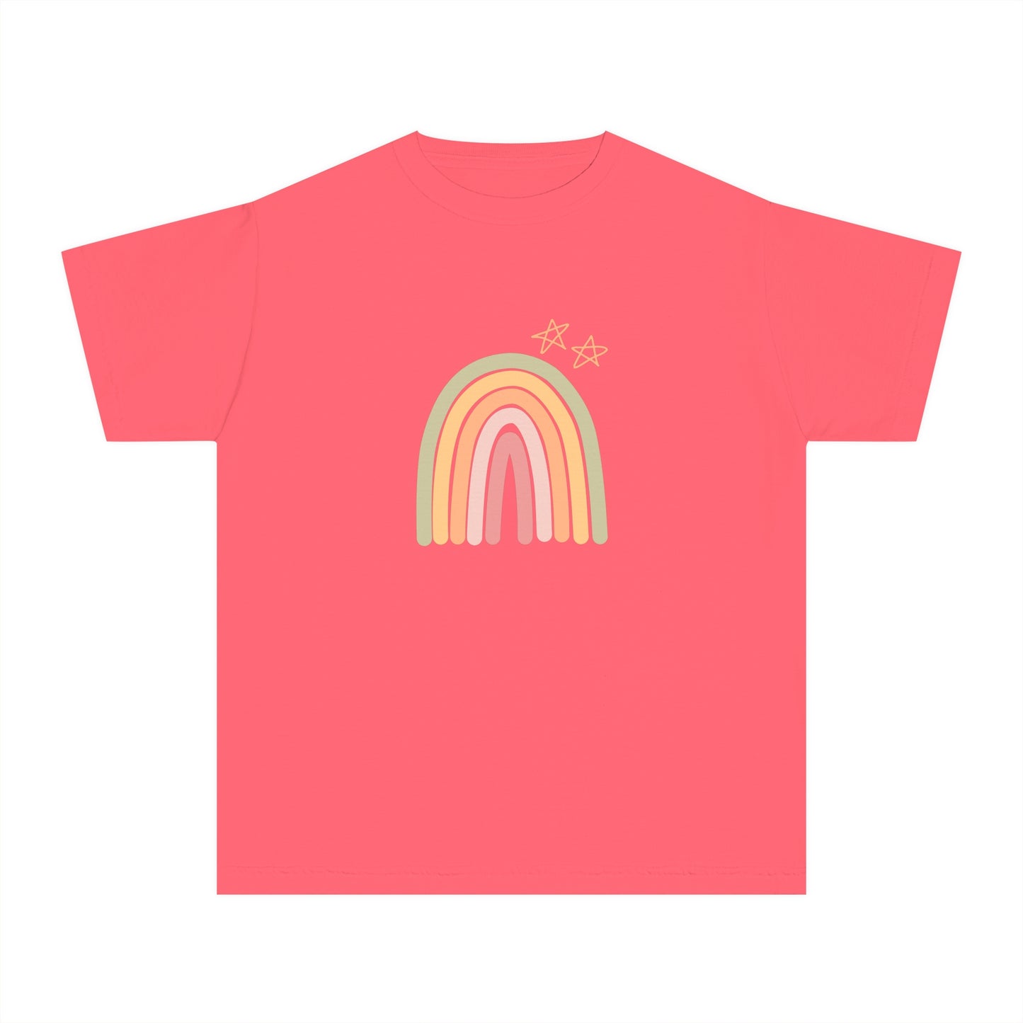 Rainbow and Stars Youth Midweight Tee