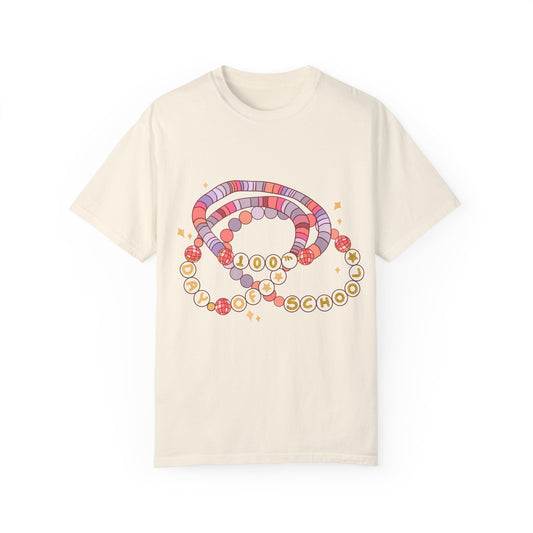 Friendship Bracelets 100th Day Unisex Garment-Dyed T-shirt