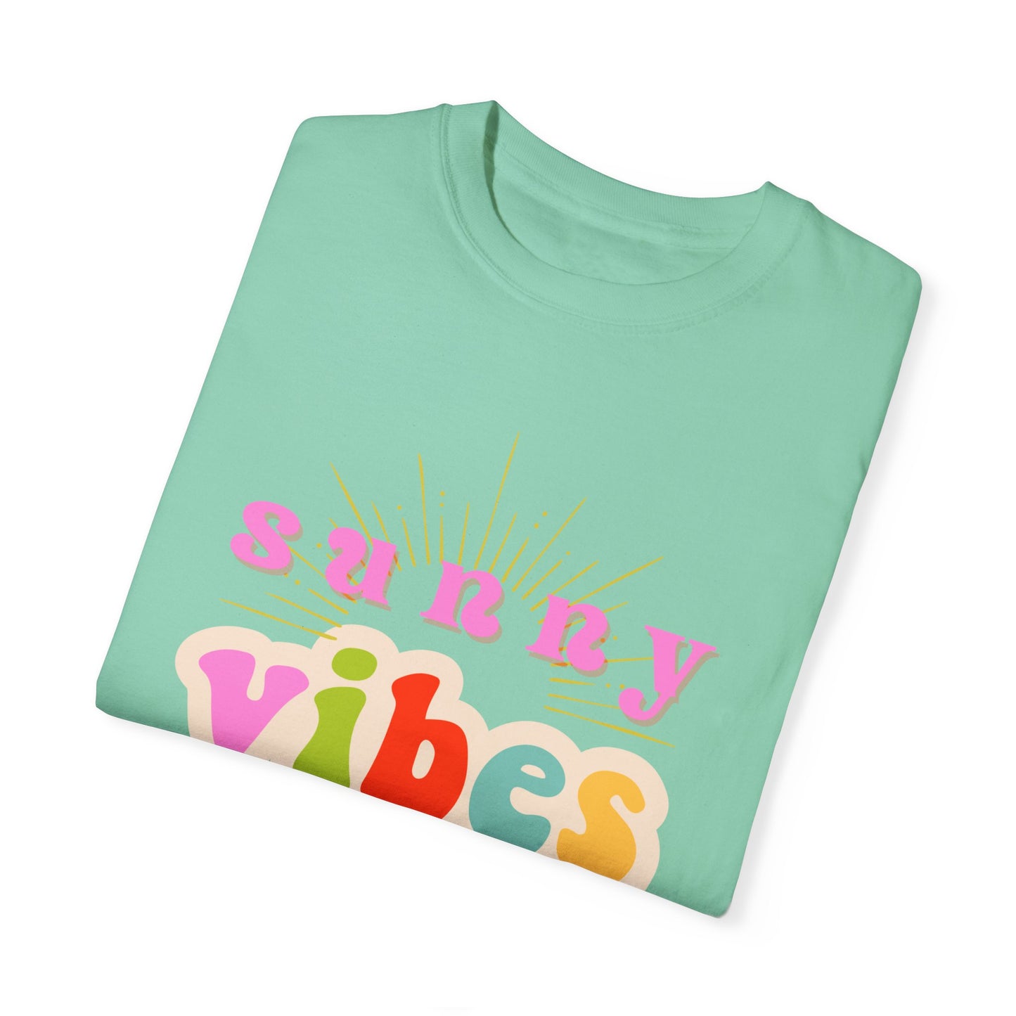 Sunny Vibes Unisex Garment-Dyed T-shirt