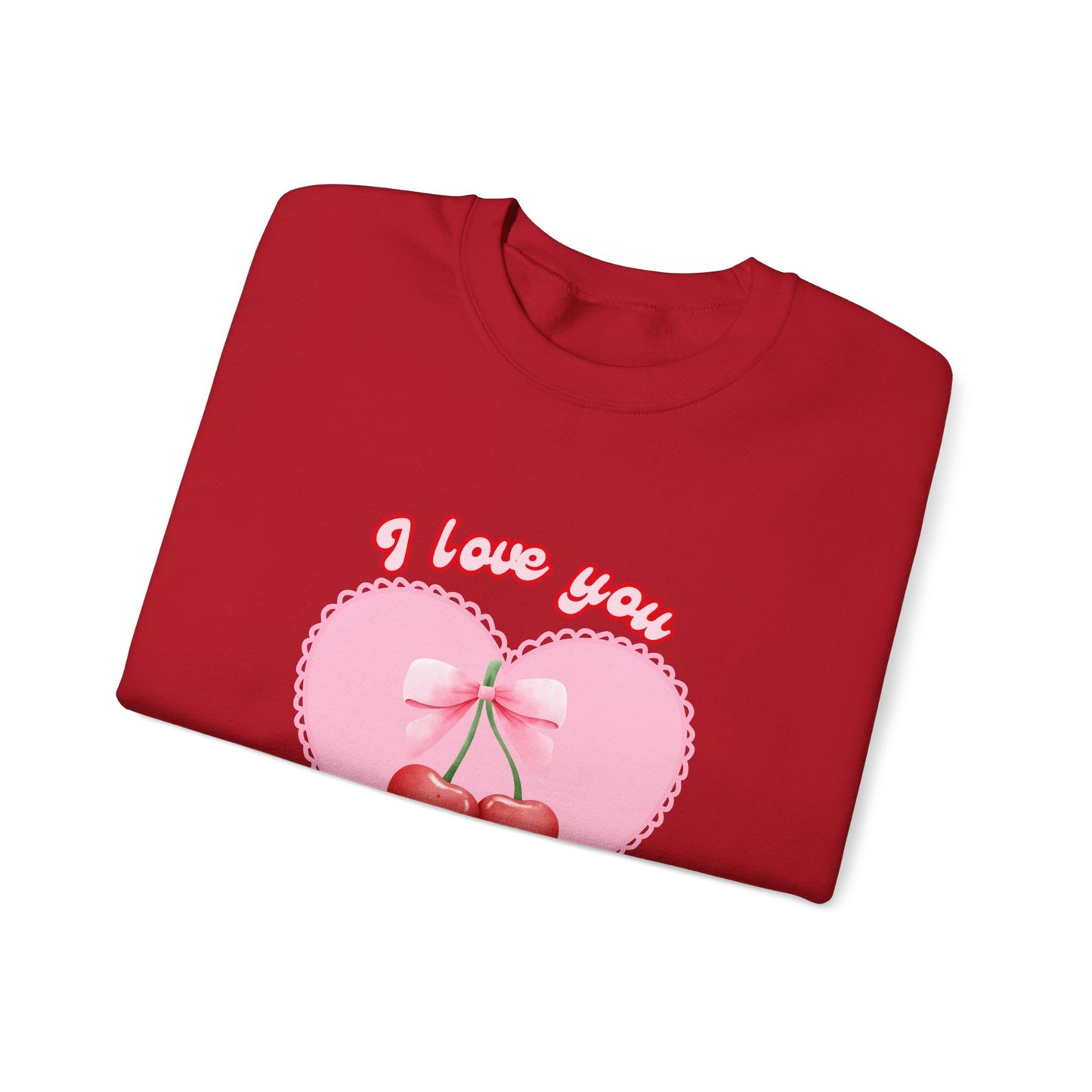 I Love You Cherry Much Unisex Heavy Blend™ Crewneck Sweatshirt