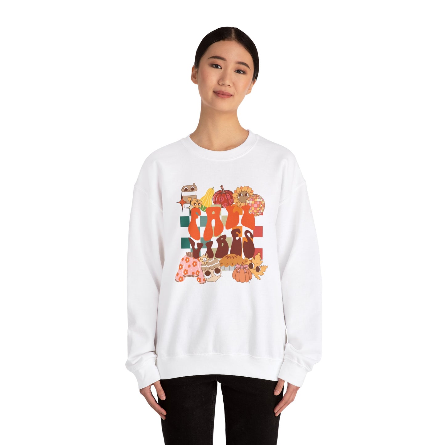 Fall Vibes Unisex Heavy Blend™ Crewneck Sweatshirt