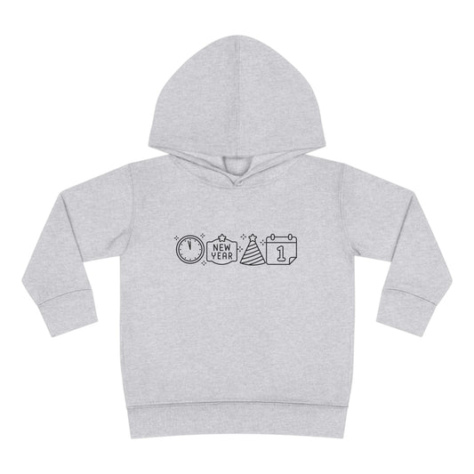 Simple New Years Symbols Toddler Pullover Fleece Hoodie
