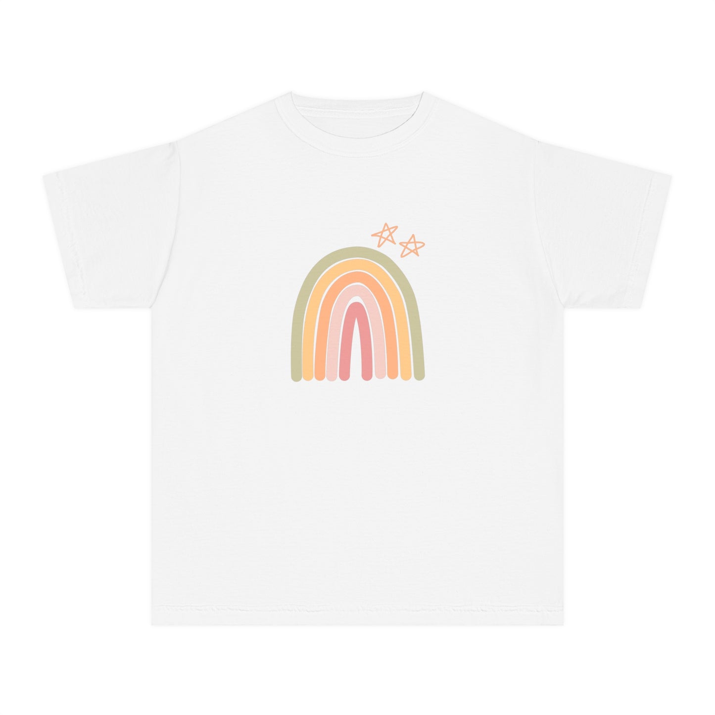 Rainbow and Stars Youth Midweight Tee