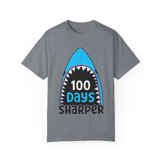 100 Days Sharper Unisex Garment-Dyed T-shirt