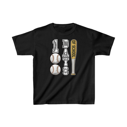 100 Days of School Baseball Kids Heavy Cotton™ Tee