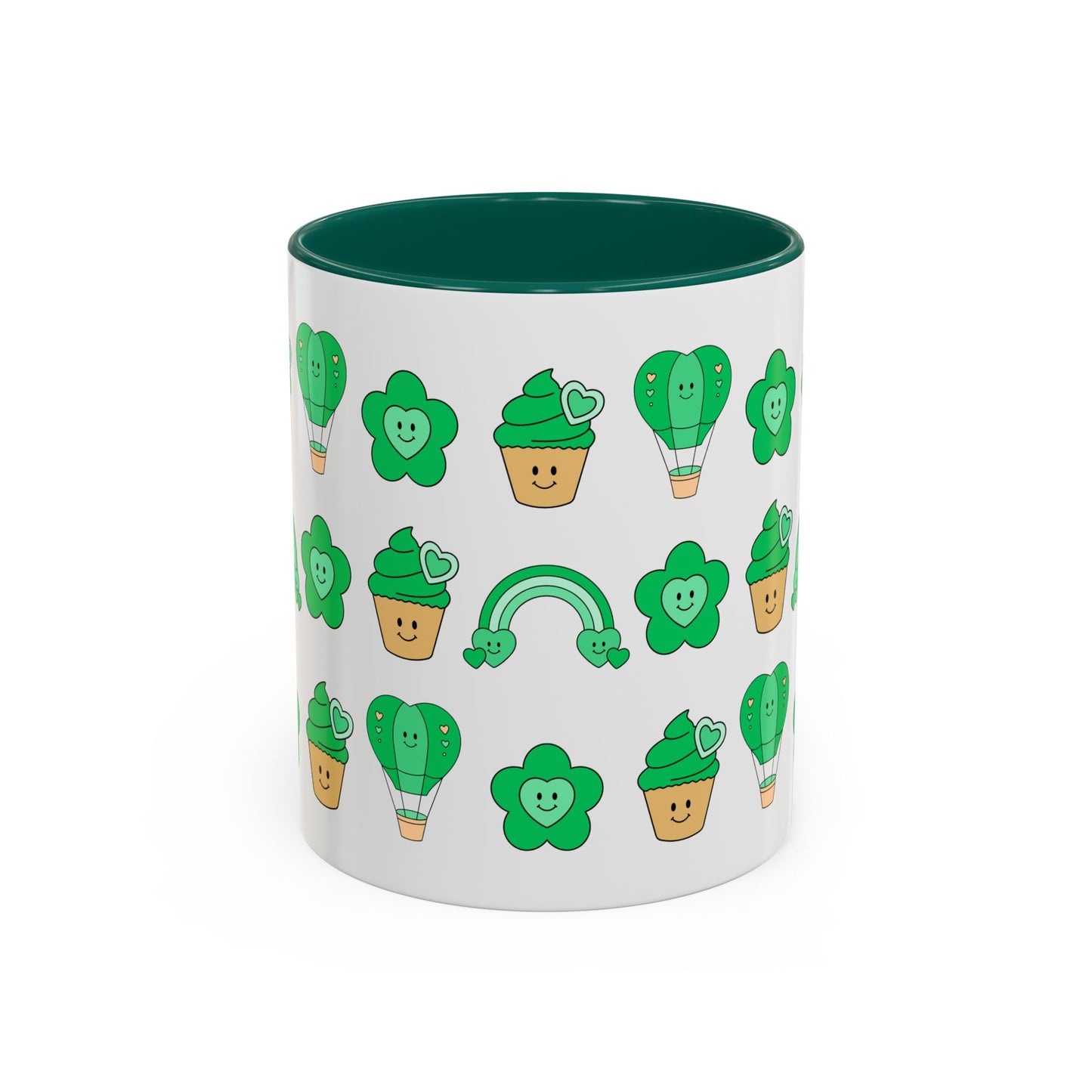 Cutesy St. Patrick's Day Coquette Colorful Mugs (11oz, 15oz)