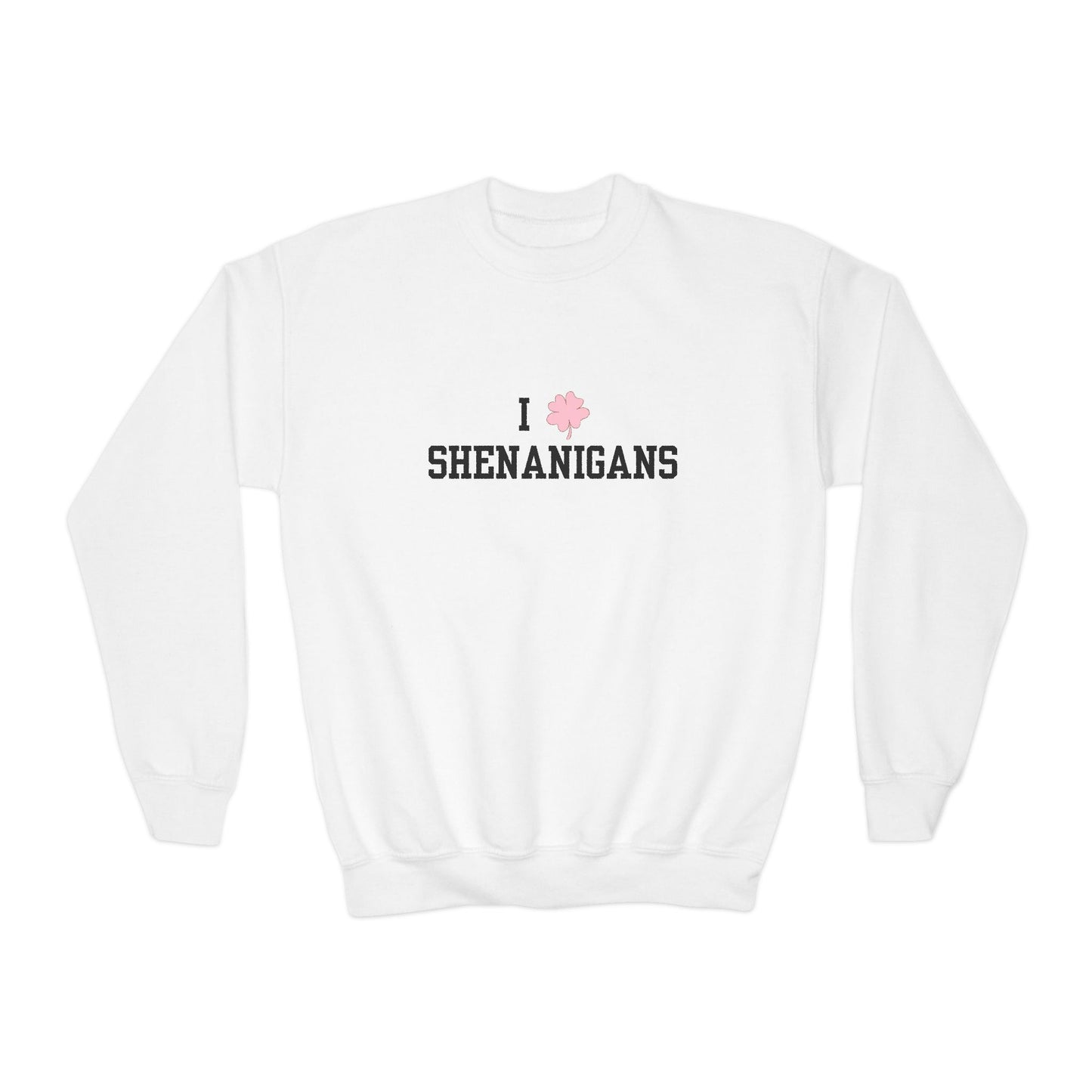 I <3 Shenanigans Youth Crewneck Sweatshirt