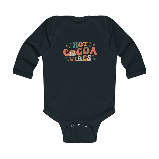 Hot Cocoa Vibes Infant Long Sleeve Bodysuit