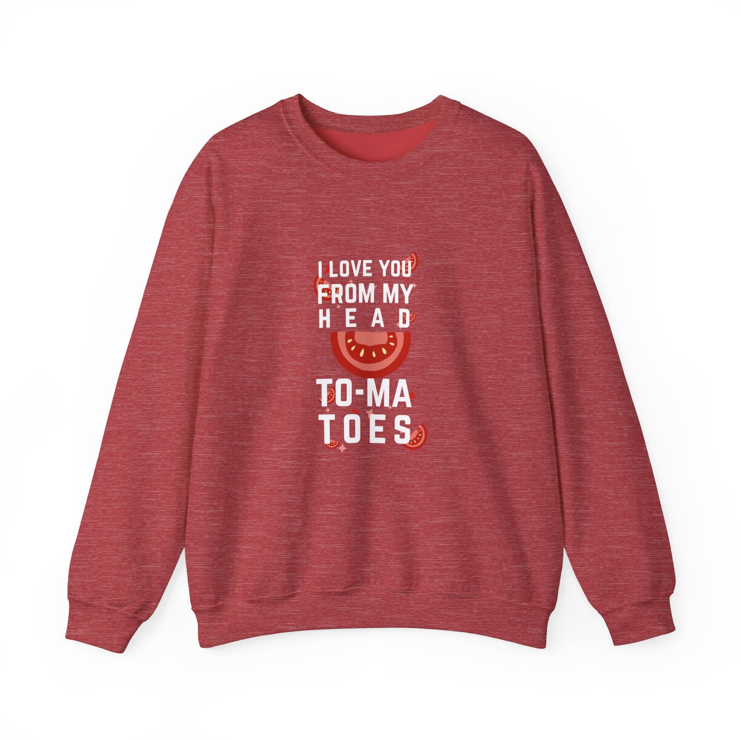 I Love You From My Head To My Toes Unisex Heavy Blend™ Crewneck Sweatshirt