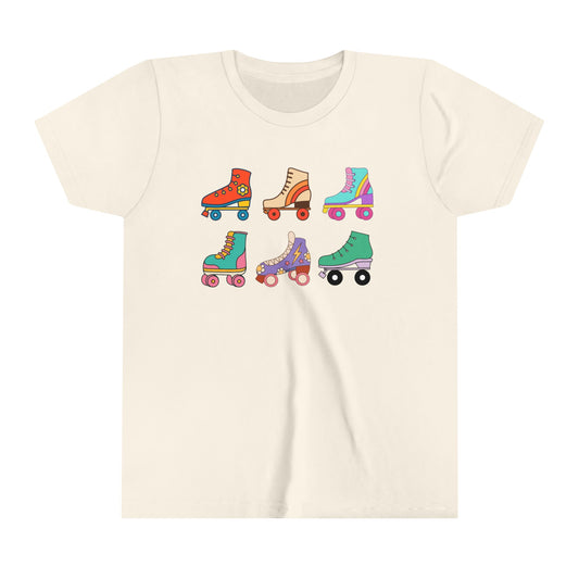 Roller Skates Youth Short Sleeve Tee