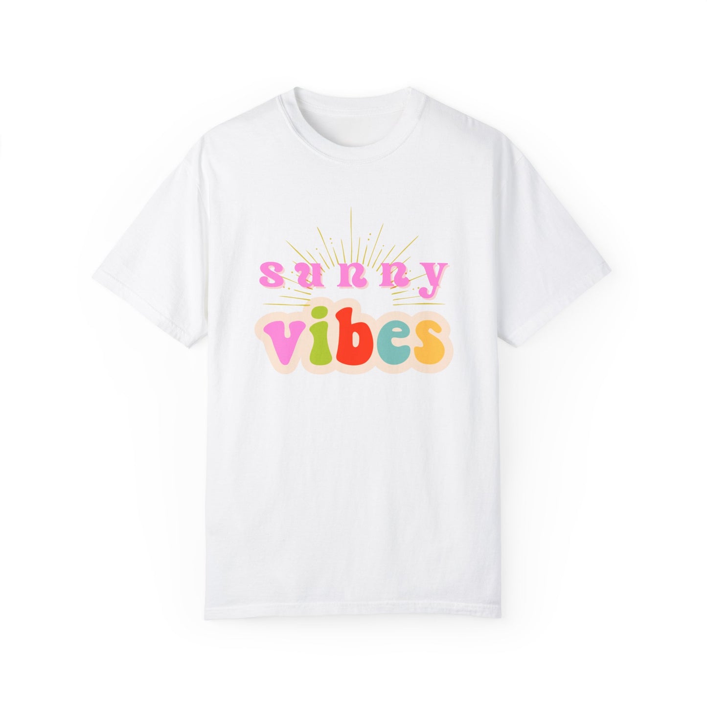 Sunny Vibes Unisex Garment-Dyed T-shirt