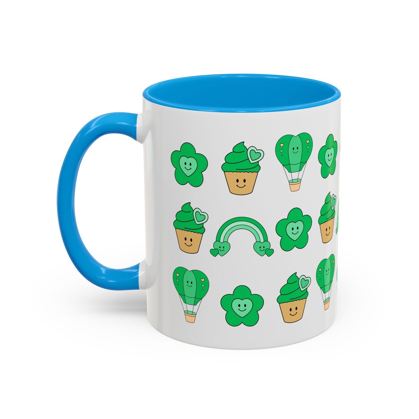 Cutesy St. Patrick's Day Coquette Colorful Mugs (11oz, 15oz)