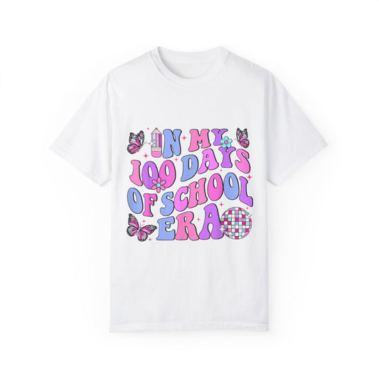 In My 100 Days of School Era 2 Unisex Garment-Dyed T-shirt