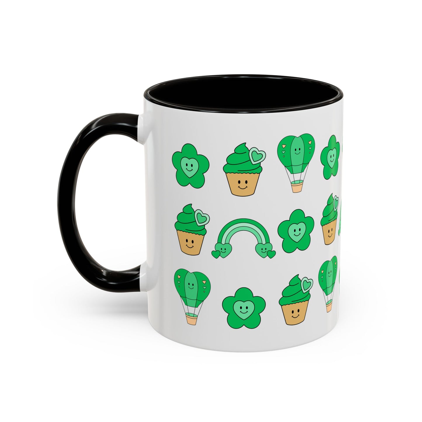 Cutesy St. Patrick's Day Coquette Colorful Mugs (11oz, 15oz)