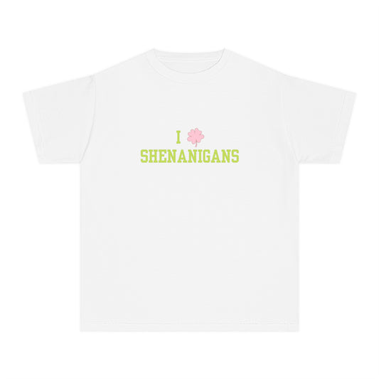 I <3 Shenanigans Youth Midweight Tee