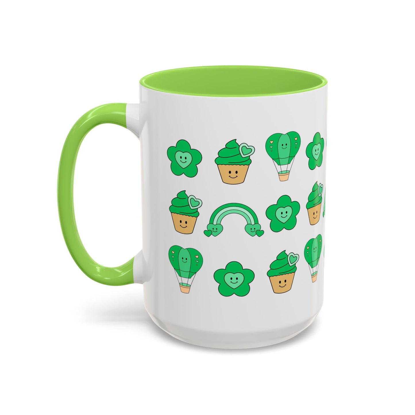 Cutesy St. Patrick's Day Coquette Colorful Mugs (11oz, 15oz)