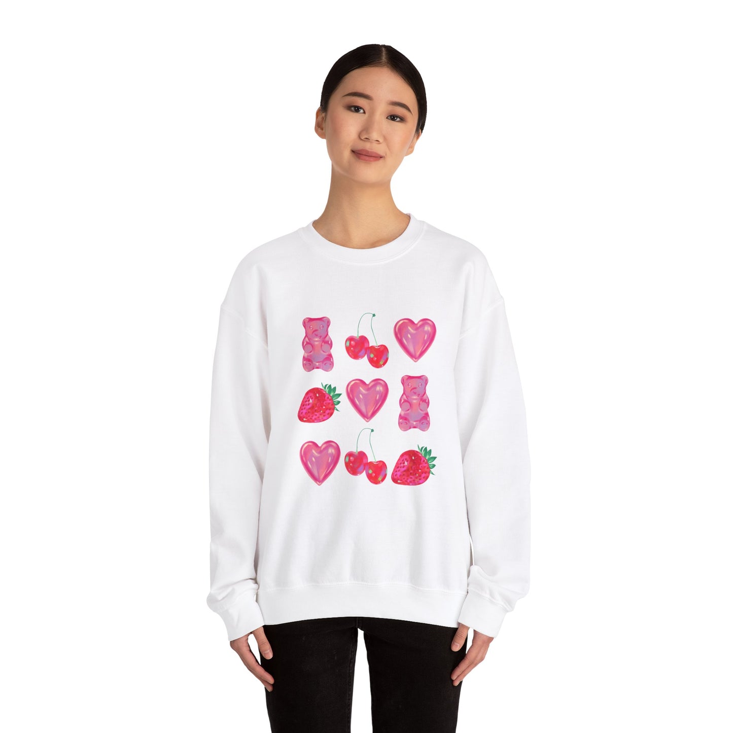 Valentine Coquette Unisex Heavy Blend™ Crewneck Sweatshirt