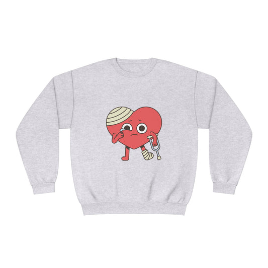 Broken Heart Unisex NuBlend® Crewneck Sweatshirt