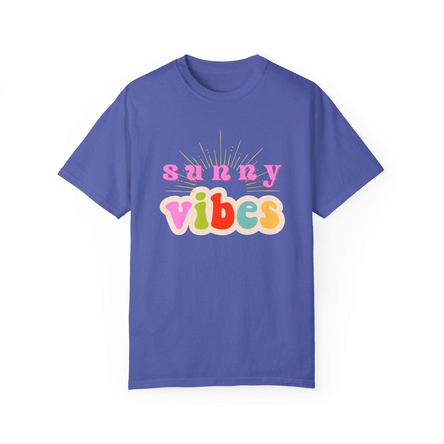 Sunny Vibes Unisex Garment-Dyed T-shirt