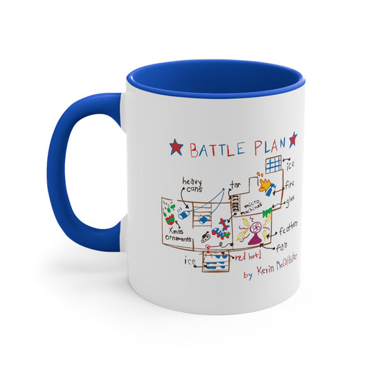 Home Alone Battle Plan 11oz Accent Mug
