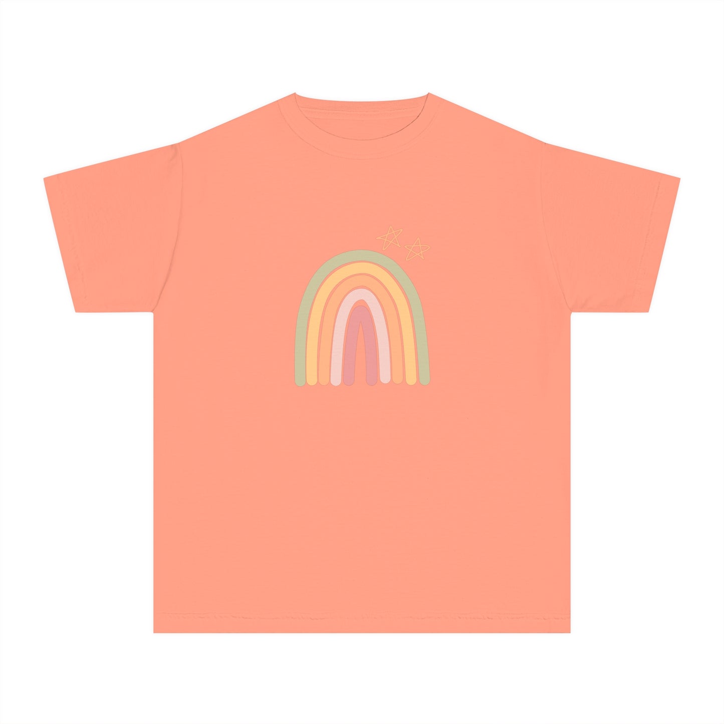 Rainbow and Stars Youth Midweight Tee