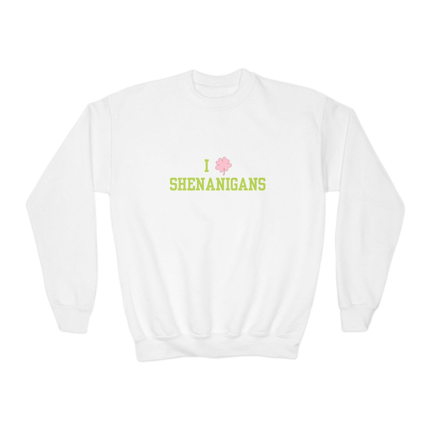 I <3 Shenanigans Youth Crewneck Sweatshirt