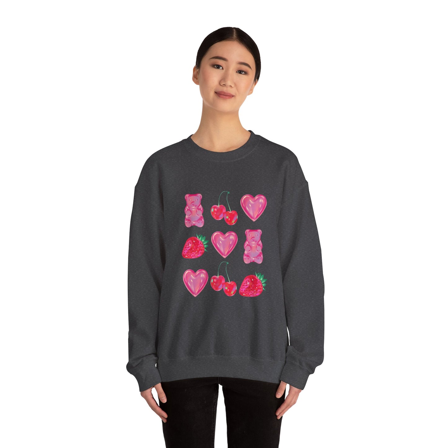 Valentine Coquette Unisex Heavy Blend™ Crewneck Sweatshirt