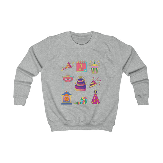 New Years Graphics Kids Sweatshirt