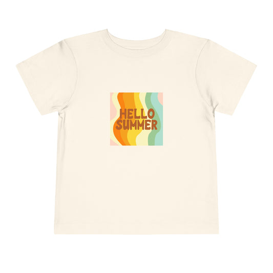 Hello Summer Toddler Short Sleeve Tee