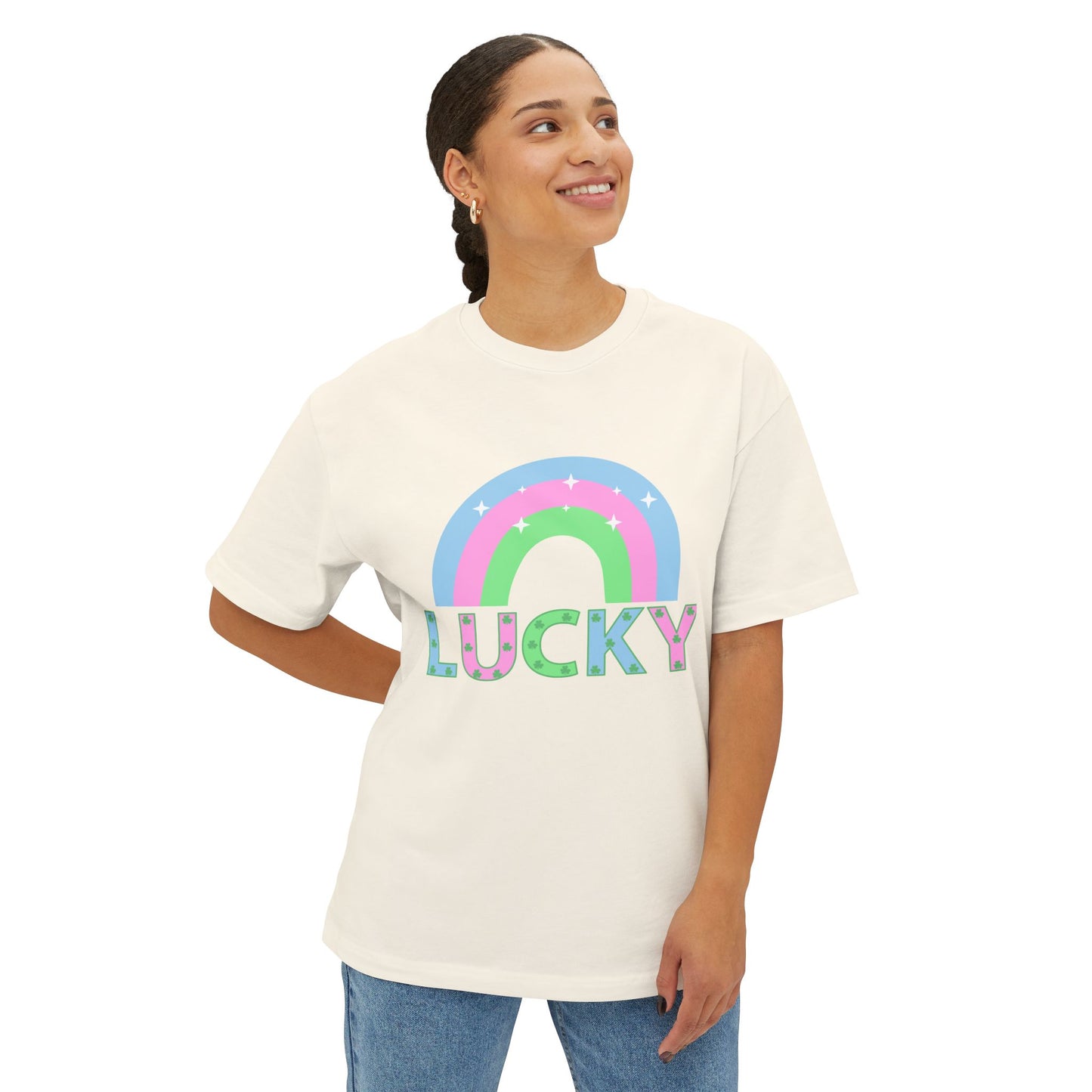 Lucky Unisex Oversized Boxy Tee