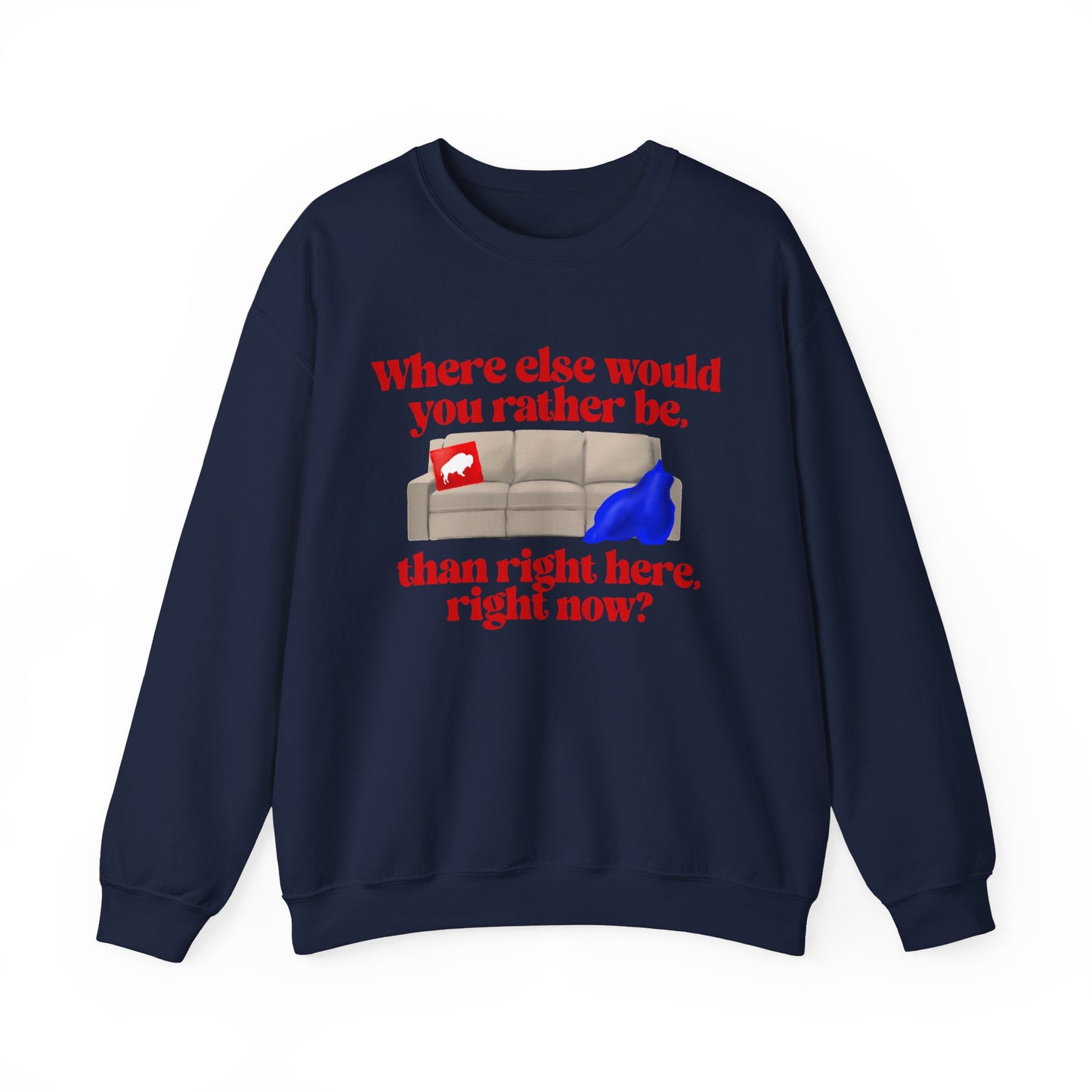 Where else would you rather be? Unisex Heavy Blend™ Crewneck Sweatshirt