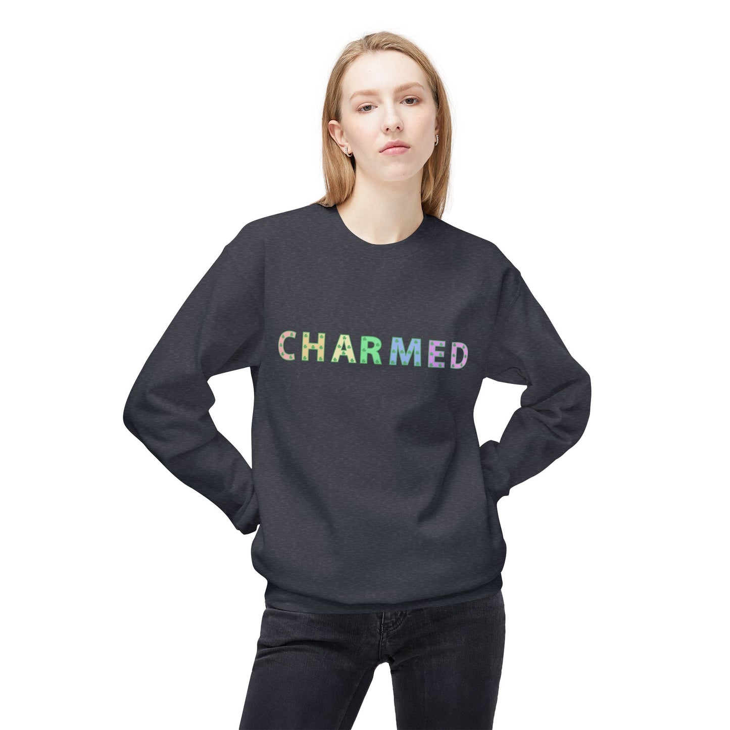 Charmed Unisex Midweight Softstyle Fleece Crewneck Sweatshirt