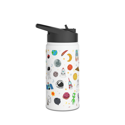 Everything Space Stainless Steel Water Bottle, Standard Lid