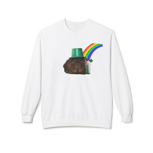 Leprechaun Guinea Pig Unisex Midweight Softstyle Fleece Crewneck Sweatshirt