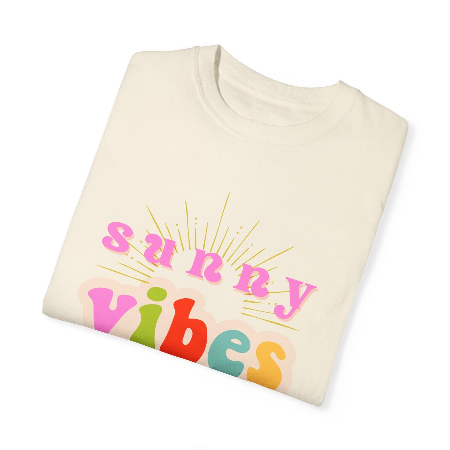 Sunny Vibes Unisex Garment-Dyed T-shirt