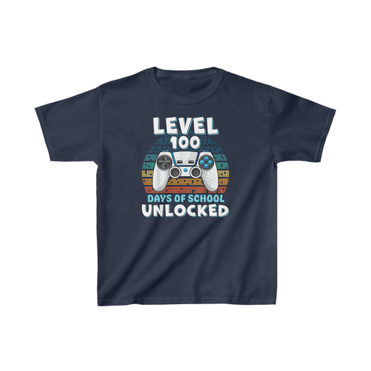 Level 100 Game Controller Kids Heavy Cotton™ Tee