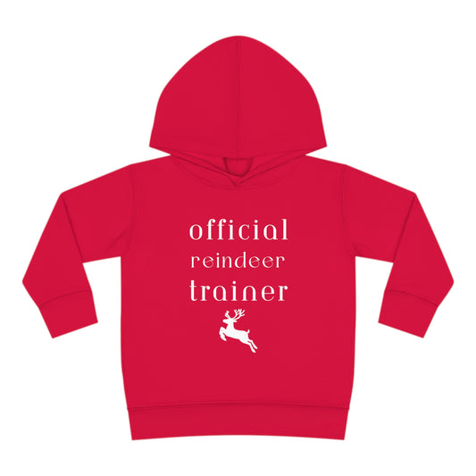 Official Reindeer Trainer Toddler Pullover Fleece Hoodie