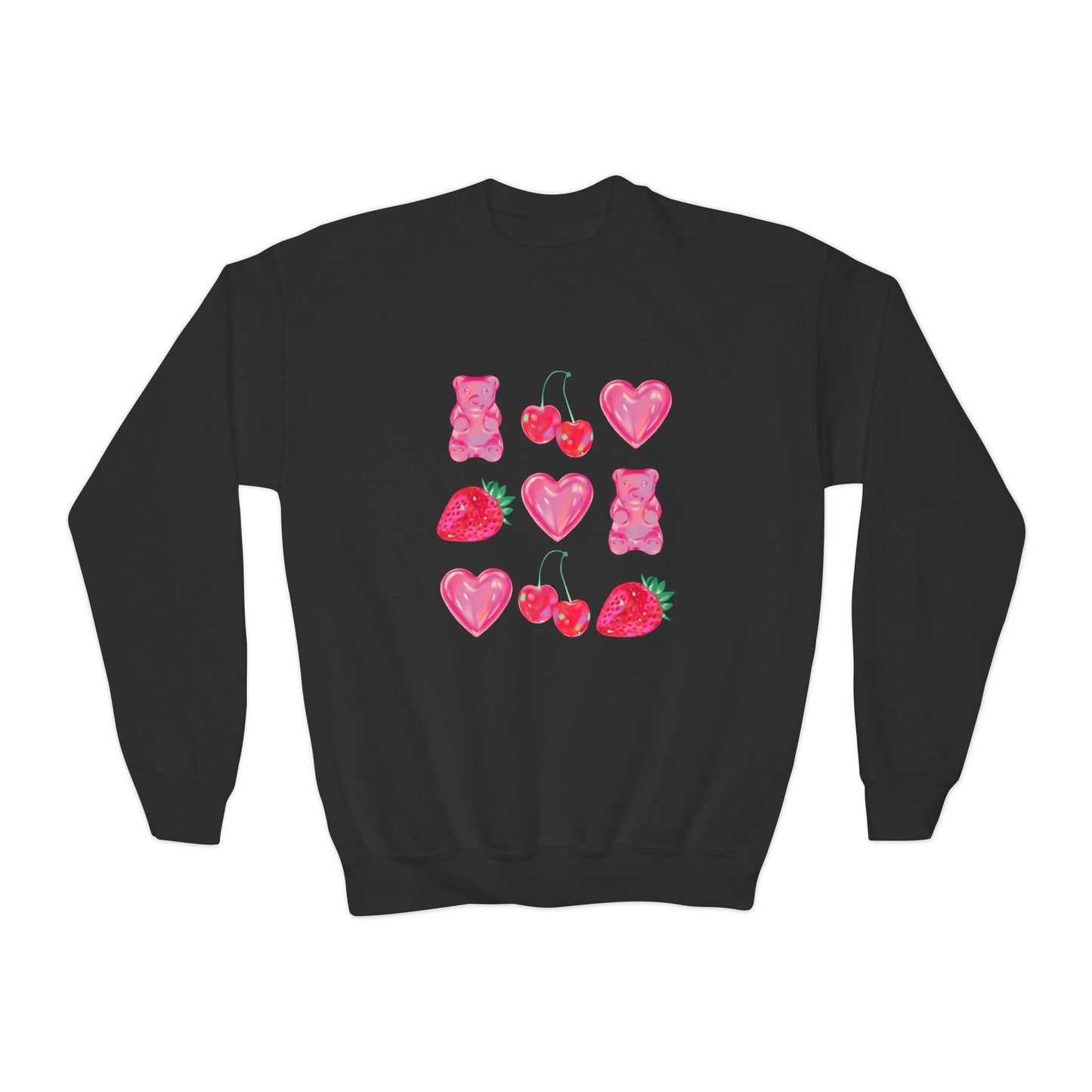 Valentine Coquette Youth Crewneck Sweatshirt