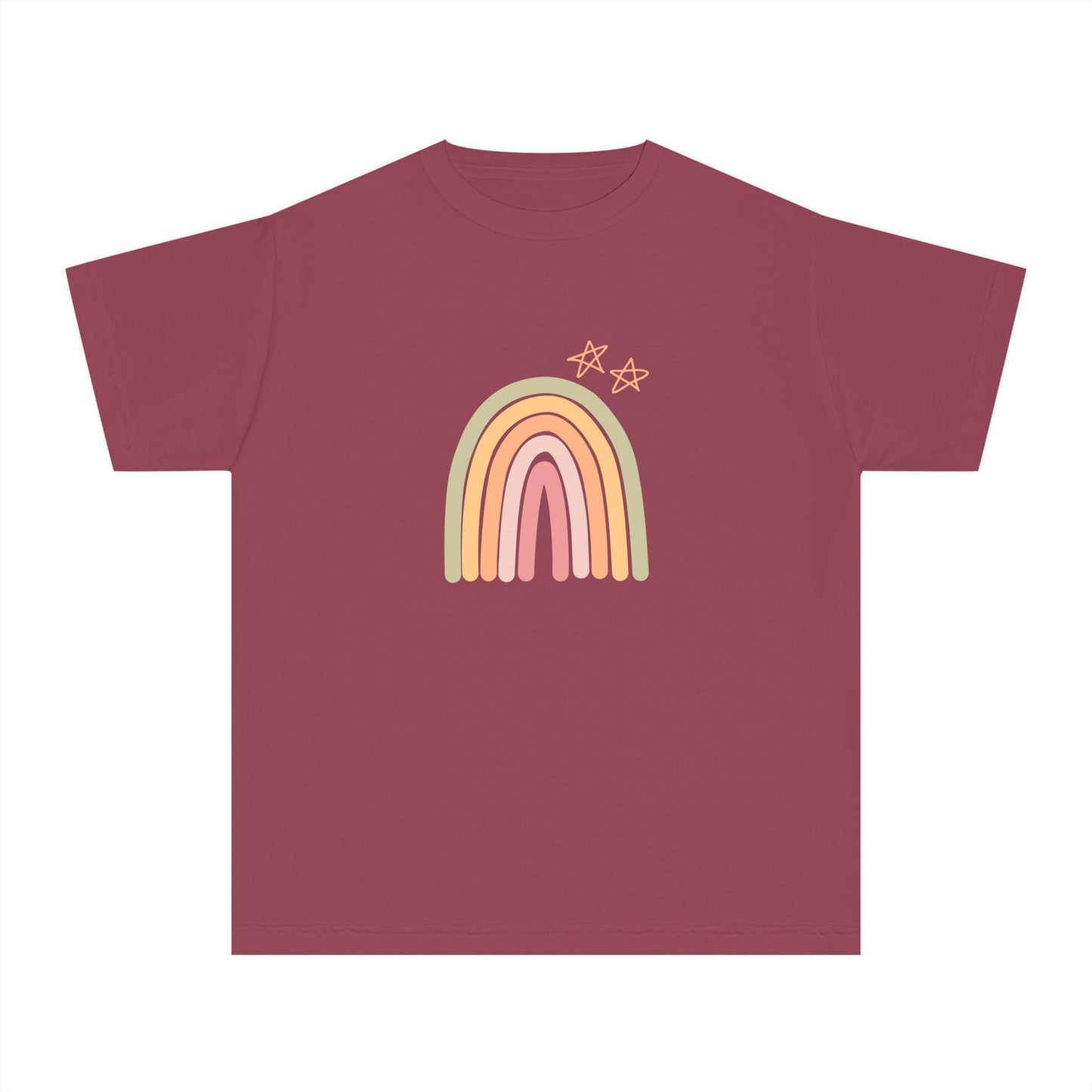 Rainbow and Stars Youth Midweight Tee